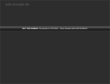 Tablet Screenshot of pdc-europe.de